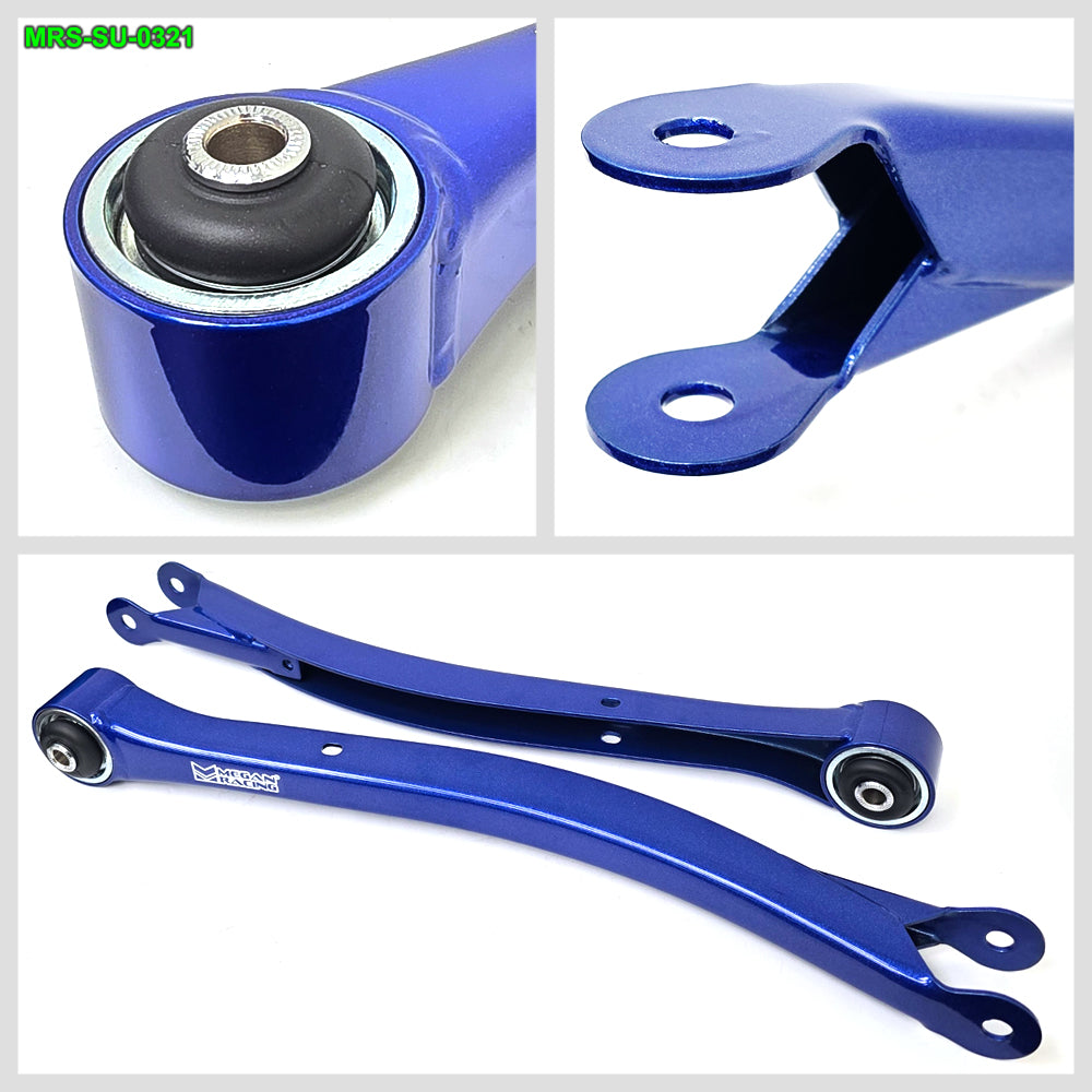 Megan Rear Wheel Lateral+Tailing Arm (Pillowball) For 95-07 Subaru Impreza GC GD MRS-SU-0320, MRS-SU-0321, MRS-SU-0322