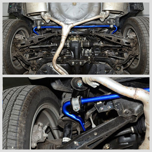 Megan Racing Blue Steel Alloy Front+Rear Sway Bar For 10-14 Subaru Legacy BM/BR