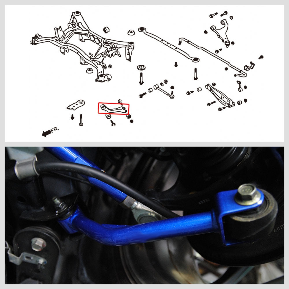 Megan Racing Rear Tailing Arm For 14-18 Forester SJ/12-16 Impreza GJ GP/13-16 Subaru XV GP Wagon MRS-SU-0822