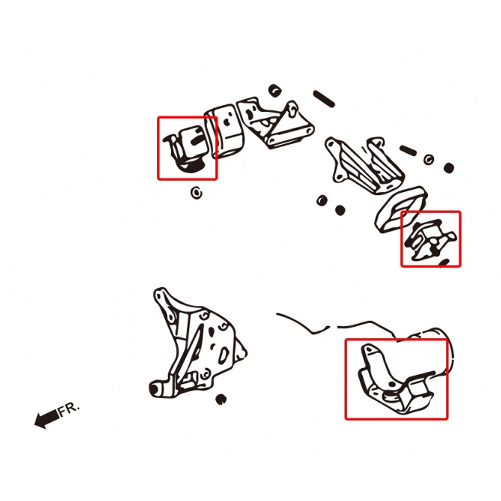 Megan Racing Front Engine Mount For 84-87 Toyota Corolla GTS / AE86 MRS-TY-0640