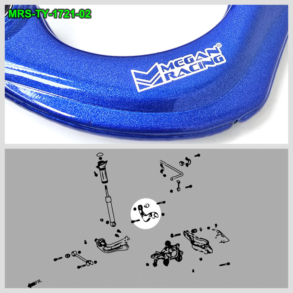 Megan Racing Blue Rear Camber Kit+Toe Control Arm MRS-TY-1721 MRS-TY-1770