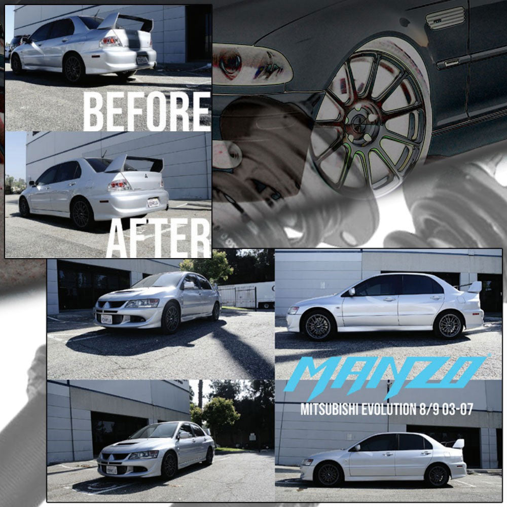 Manzo MZ Series 30-Way Coilover Lowering Springs For 03-07 Lancer Evolution 8/9 MZ-CDK-MIZE03