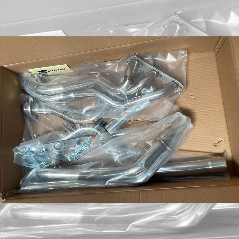 MZ-SH-0606-V2 Manzo Long Tube Exhaust Header with X-Pipe For 01-04 Ford Mustang 3.8L V6 SN-95