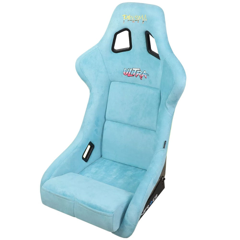 NRG-FRP-302TEAL-ULTRA NRG FRP-302TL-ULTRA Prisma Fixed Back Bucket (Large) Racing Seat Teal/Gold Flake