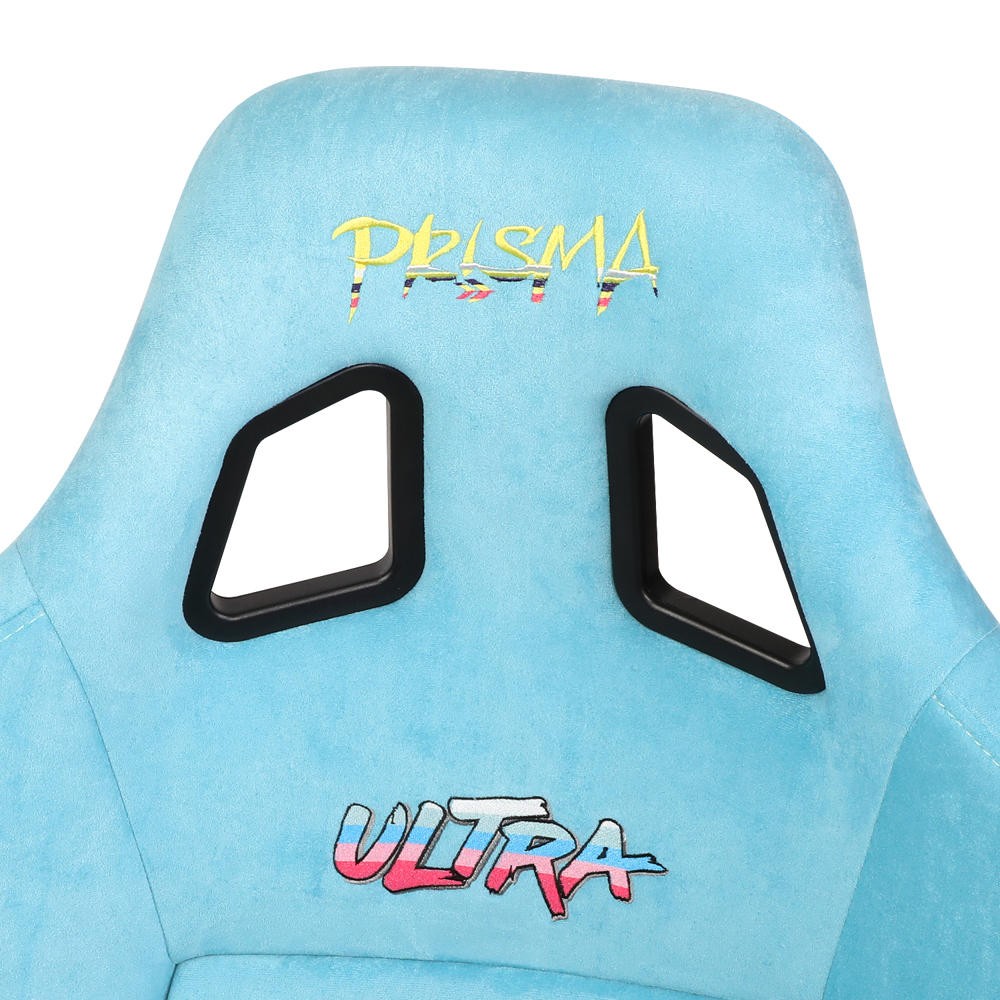 NRG-FRP-302TEAL-ULTRA NRG FRP-302TL-ULTRA Prisma Fixed Back Bucket (Large) Racing Seat Teal/Gold Flake