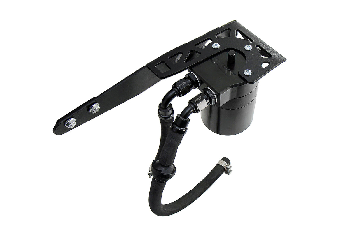 HPS-860-001WB HPS Black 147ML Oil Catch Can Tank Mount Bracket For 18-22 Honda Accord 2.0Turbo
