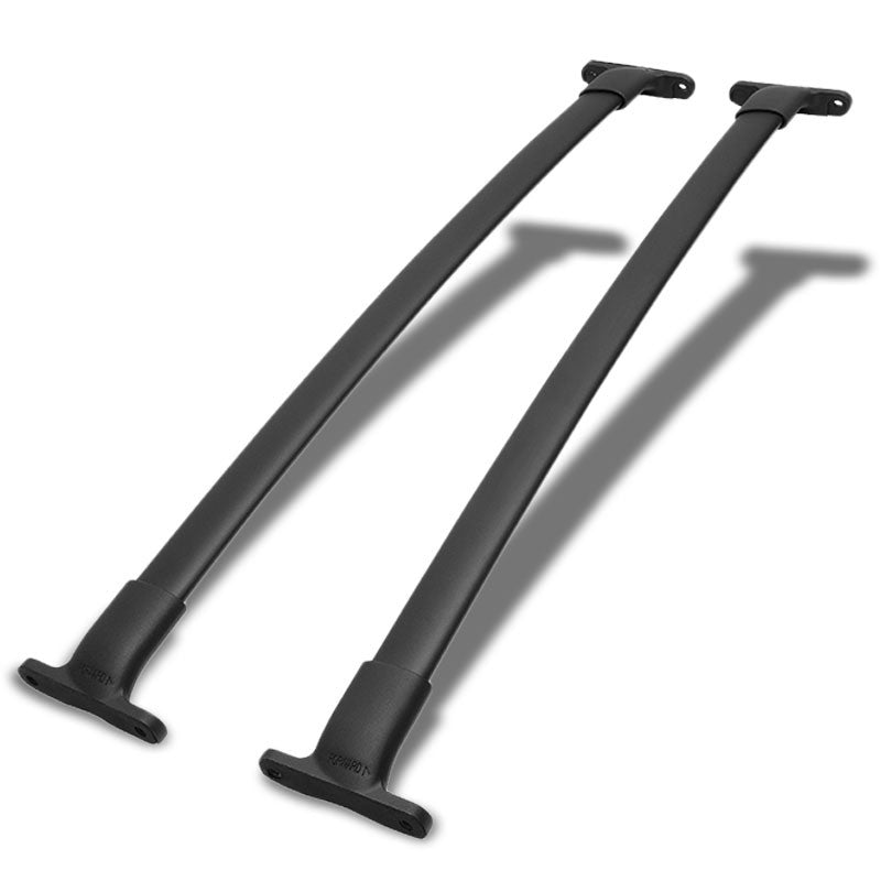 Black Aluminum Bolt-On Bolt-On Top Roof Rack Rail Cross Bar For 16-18 Explorer