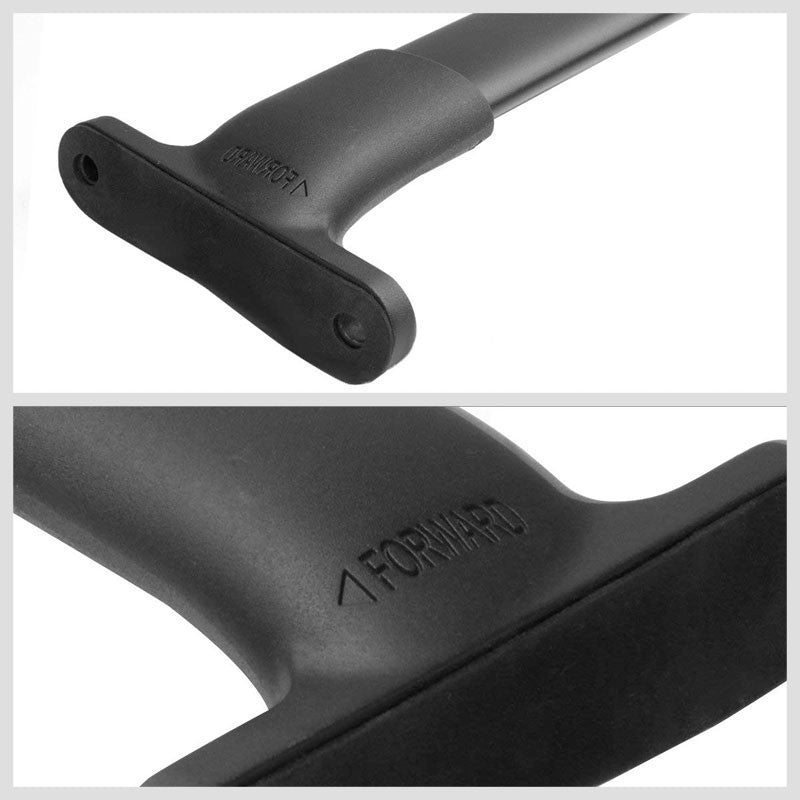 Black Aluminum Bolt-On Bolt-On Top Roof Rack Rail Cross Bar For 16-18 Explorer