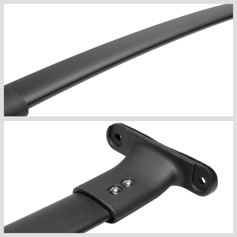 Black Aluminum Bolt-On Bolt-On Top Roof Rack Rail Cross Bar For 16-18 Explorer