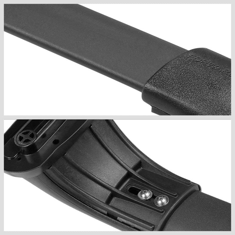 Black Aluminum Bolt-On Roof Rack Cross Bar For 14-19 Highlander SE XLE Limited