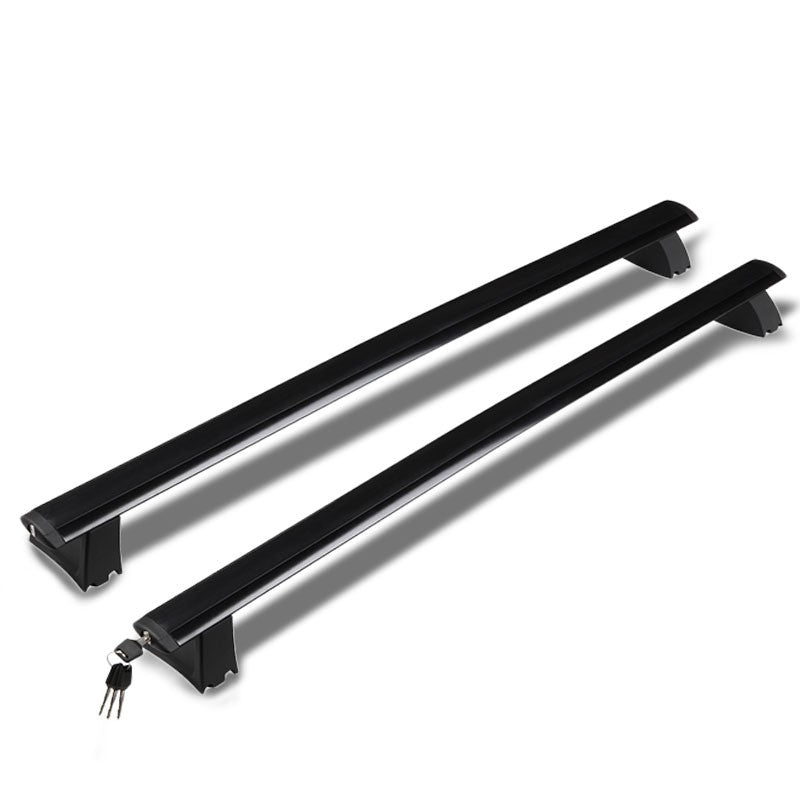 Black Aluminum Bolt-On Top Roof Rack Rail Cross Bar For 11-18 Grand Cherokee
