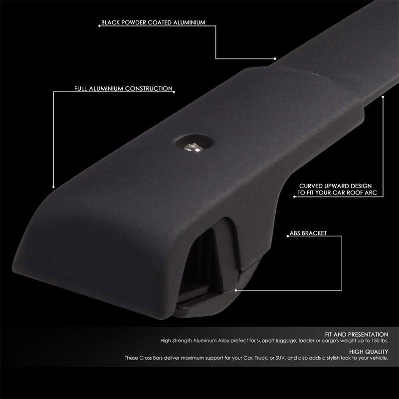 Aluminum Bolt-On Top Roof Rack Rail Cross Bar For 14-21 Forester/13-21 Crosstrek