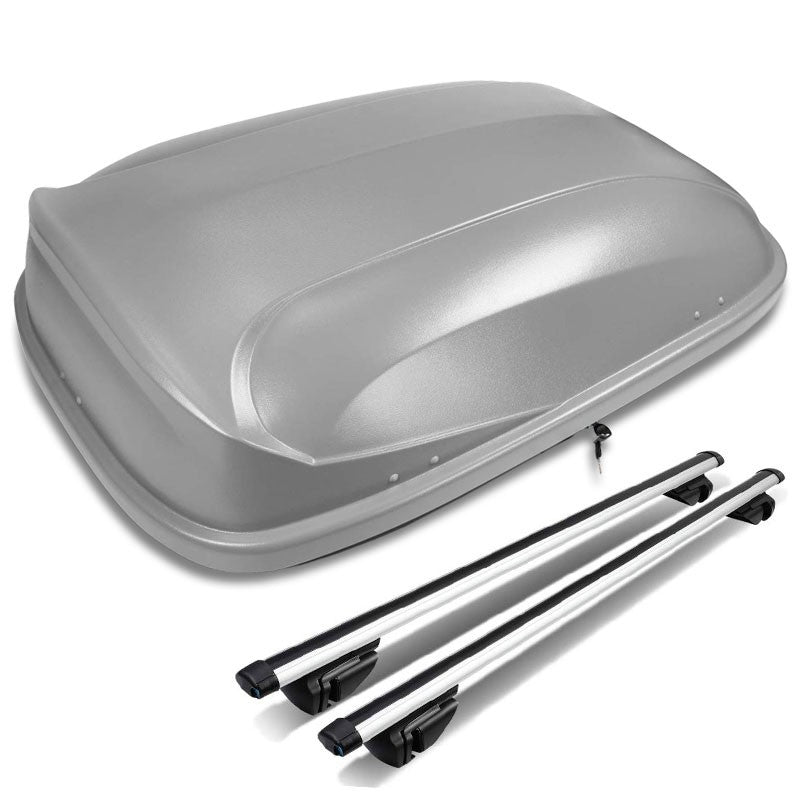 Universal Gray Aluminum/ABS Plastic Roof Box For Vehicles 120 cm wide roof