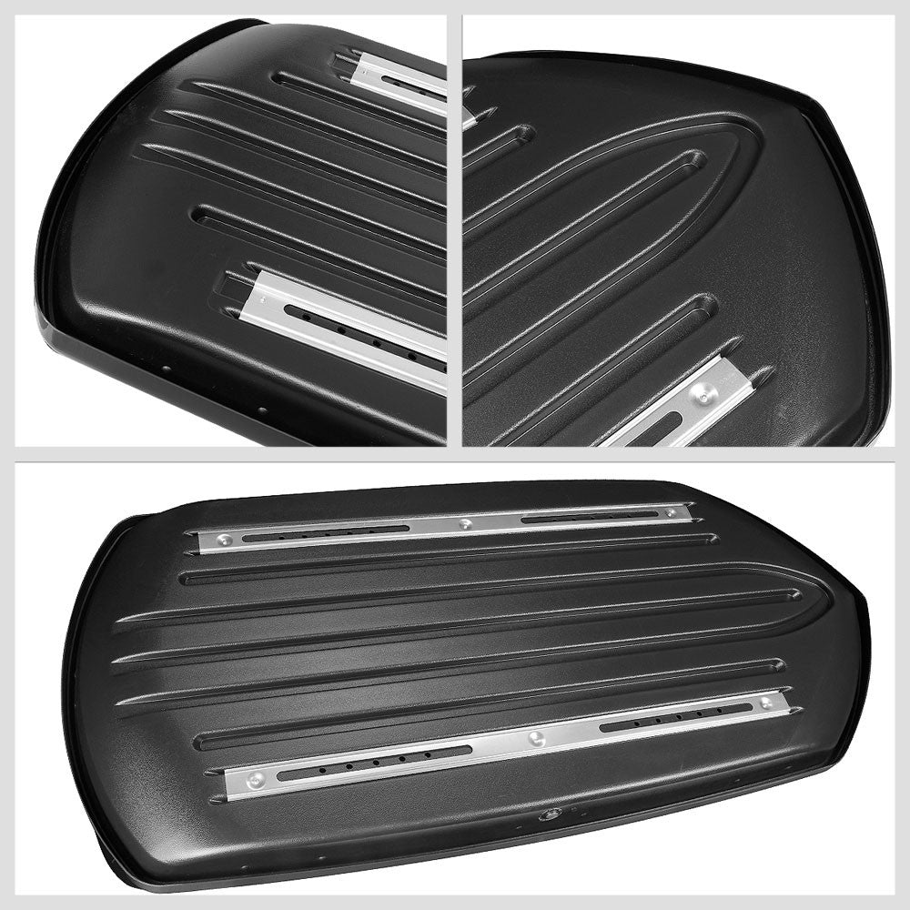 Black Aluminum/ABS Plastic Roof Box For 09-16 Audi Q5 8R 2.0L/3.0L/3.2L DOHC