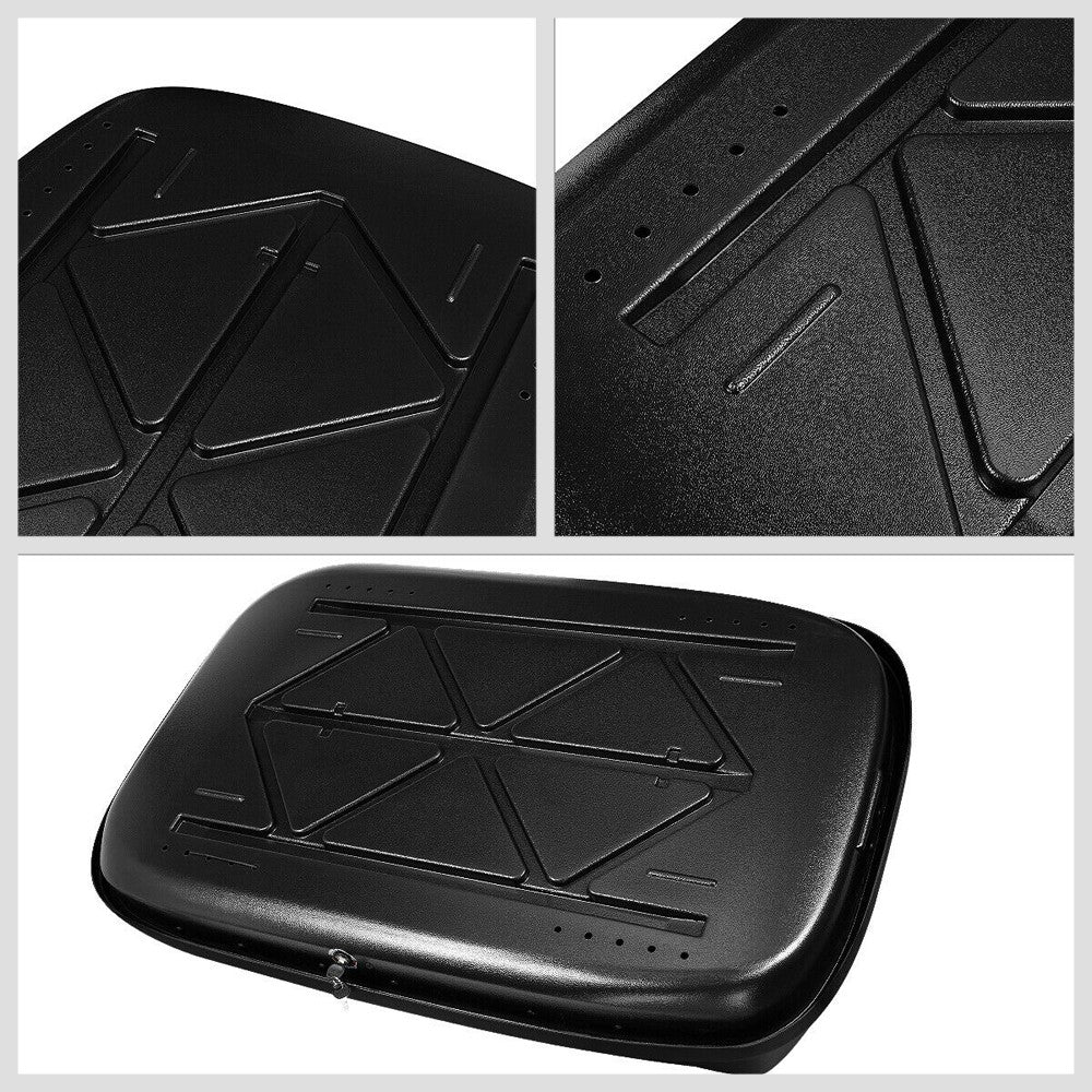Universal SUV Waterproof Roof Box Travel Storage 110lbs Max W/LOCK 53x34x15