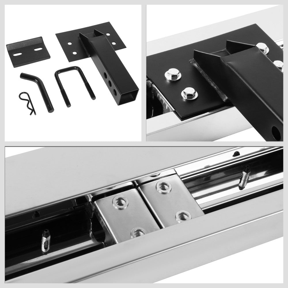 Universal Hitch Receiver/Step L 35" x W 6.25" 300lbs Max Fits 2" Receivers