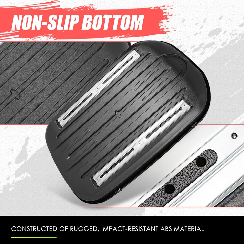 12.7 cu. Ft. (360L) Black Textured Roof Top Mount Luggage Storage Box BFC-RFBX-8293-BK