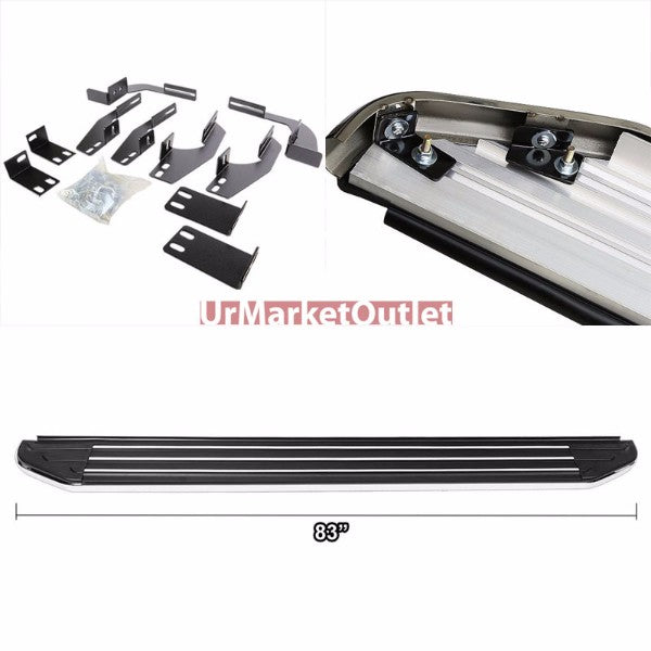 Ridgeline Flat Board Metal Running Board Nerf Bar For 11-20 Toyota Sienna (XL30)