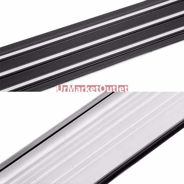 Ridgeline Flat Board Metal Running Board Nerf Bar For 07-13 Acura MDX (YD2 Gen)