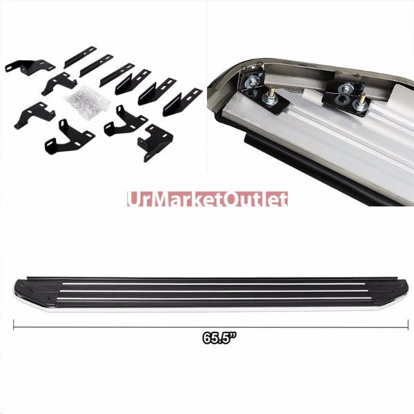 Ridgeline Flat Board Metal Running Board Nerf Bar For 09-15 Honda Pilot (YF3/4)