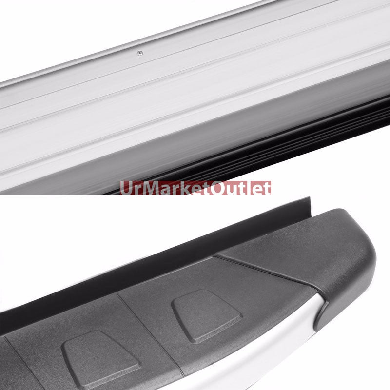 Flat Trapezoid Pad Metal Running Board Nerf Bar For 13-18 Toyota RAV4 (XA40)