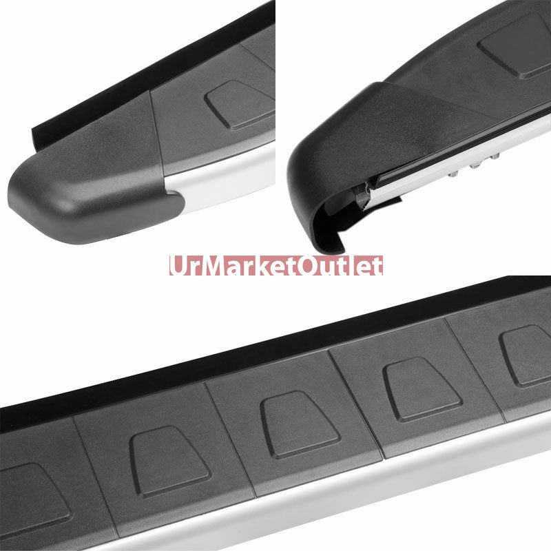 Flat Trapezoid Pad Metal Running Board Nerf Bar For 10-15 Hyundai Tucson (LM)