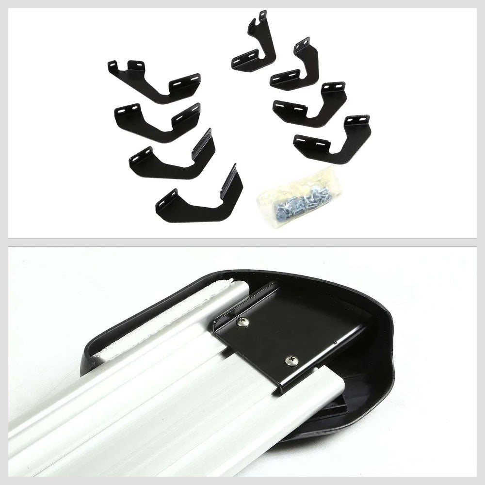 5.25" Flat Pads Metal Running Board Nerf Bar For 07-21 Tundra XK50 Crew Cab