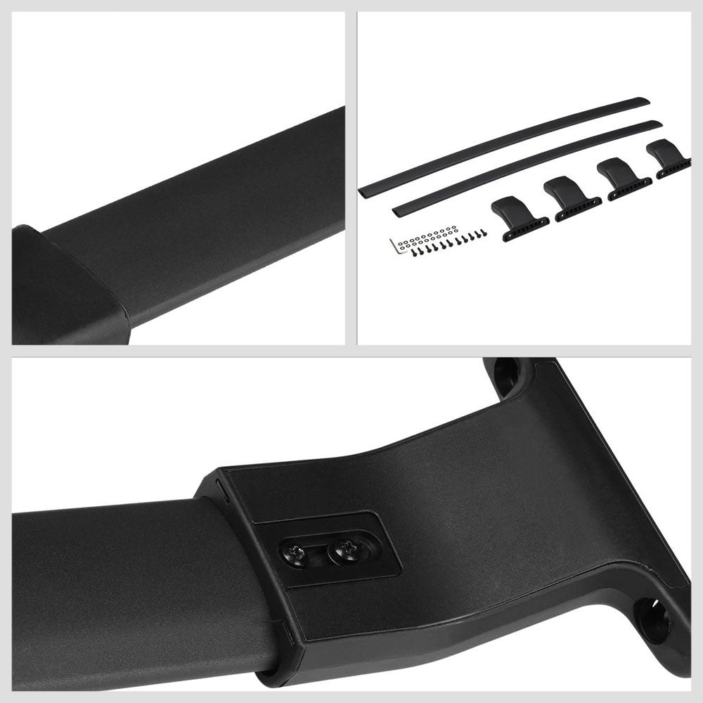 Powdercoated Black Bolt-On Roof Rack Crossbar Rail For 11-17 Honda Odyssey