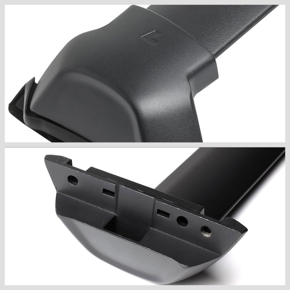 Powdercoated Black Bolt-On Roof Rack Crossbar Rail For 17-20 Honda CR-V
