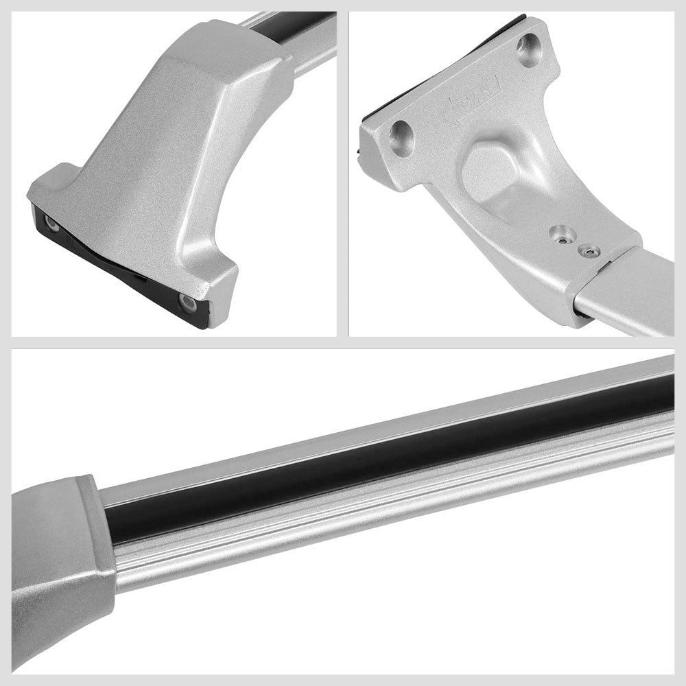 Powdercoated Black Bolt-On Roof Rack Crossbar Rail For 17-20 SUV XT5