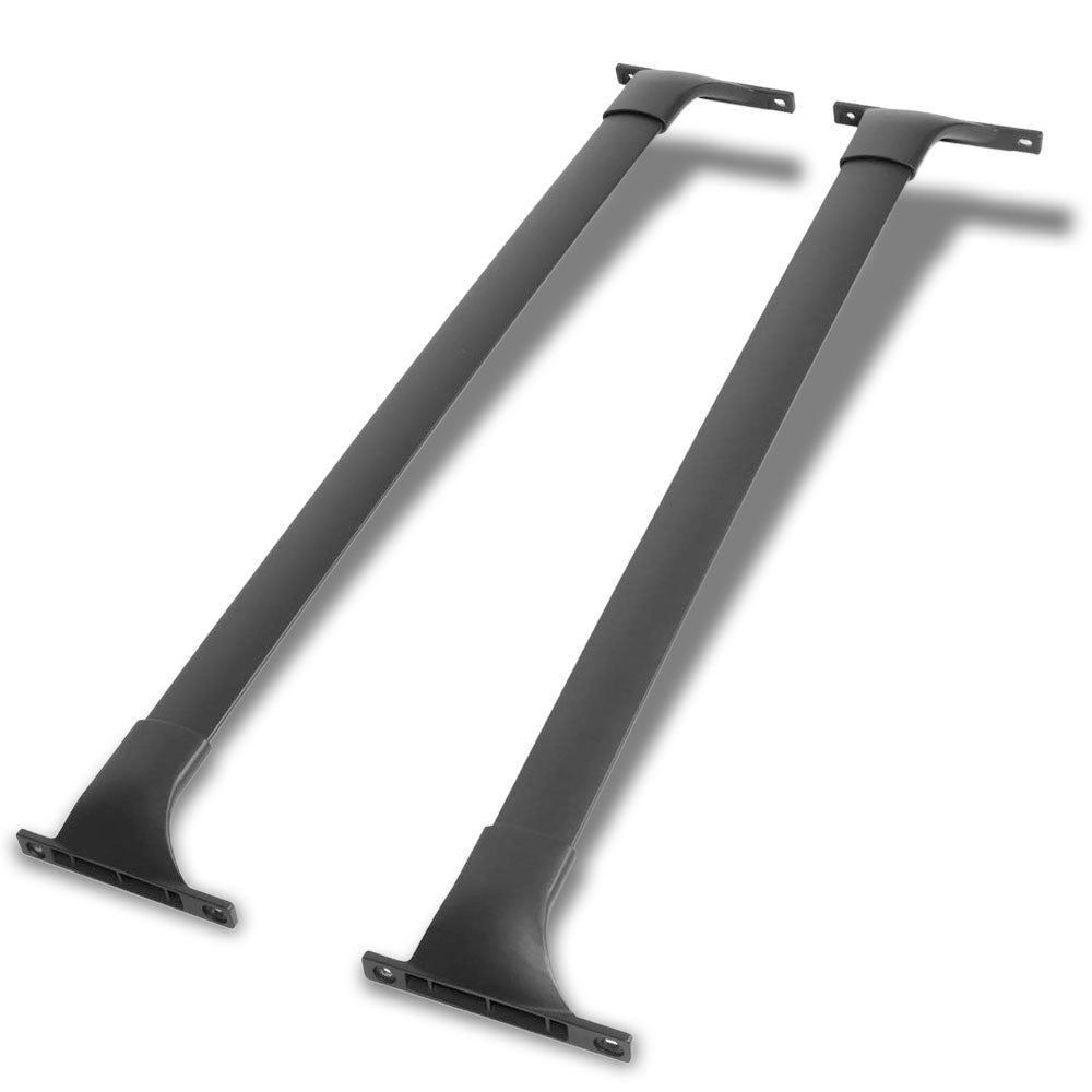 Powdercoated Black Bolt-On Roof Rack Crossbar Rail For 14-18 Infiniti QX70