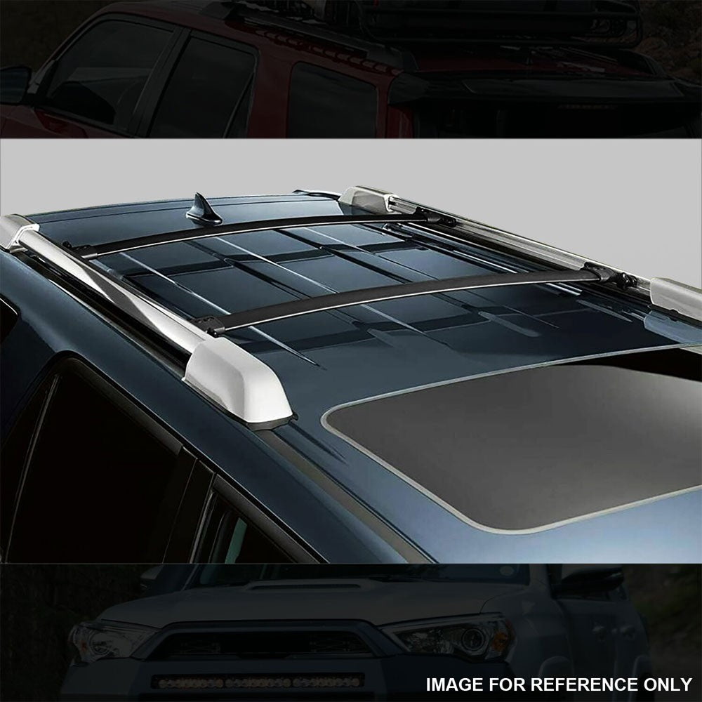 2PCs Aluminum OE Style Roof Rack Crossbar For 14-19 Toyota Highlander LE Trim