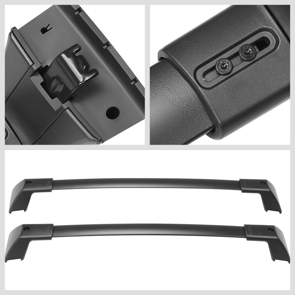 2PCs Aluminum OE Style Roof Rack Crossbar For 14-19 Toyota Highlander LE Trim