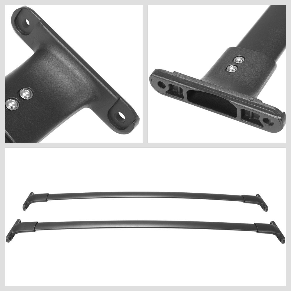 2X Black Roof Rack Rail Crossbar (OE Style) For 18+ Expedition / 18+ Navigator