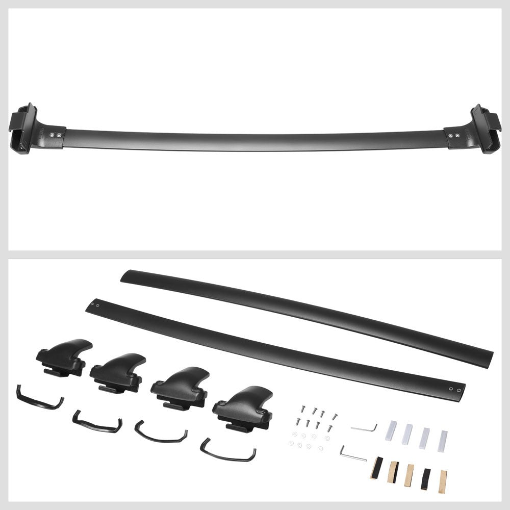 2X Aluminum Black Roof Rack Rail Crossbar (OE Style) For 20+ Explorer U625