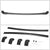 2X Aluminum Black Roof Rack Rail Crossbar (OE Style) For 16-21 Tucson (TL)
