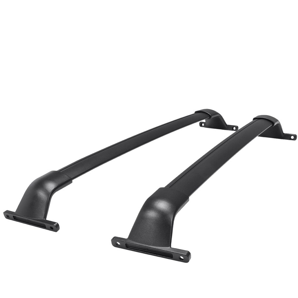 2X Aluminum Black Roof Rack Rail Crossbar (OE Style) For 18-24 Nissan Kicks P15