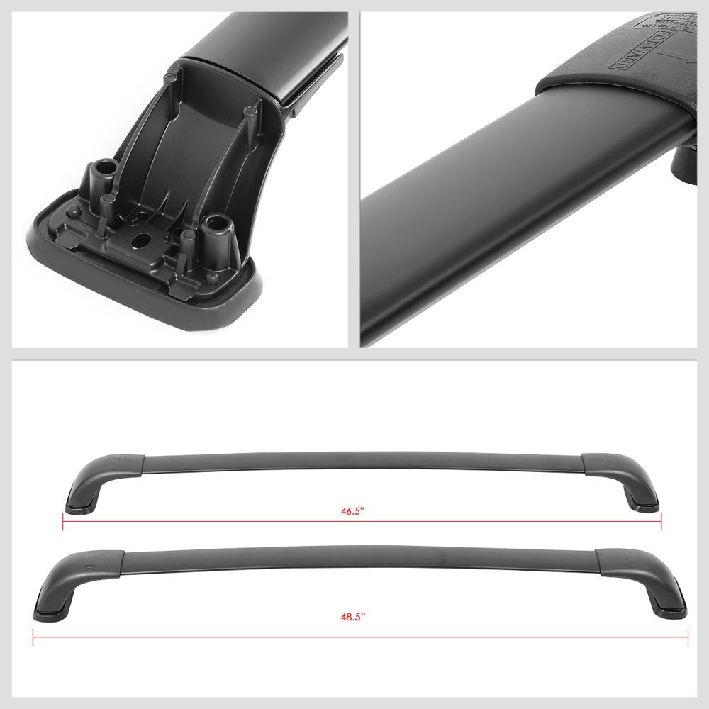 2PCs Aluminum OE Style Roof Rack Crossbar For 14-19 Toyota Highlander LE Trim