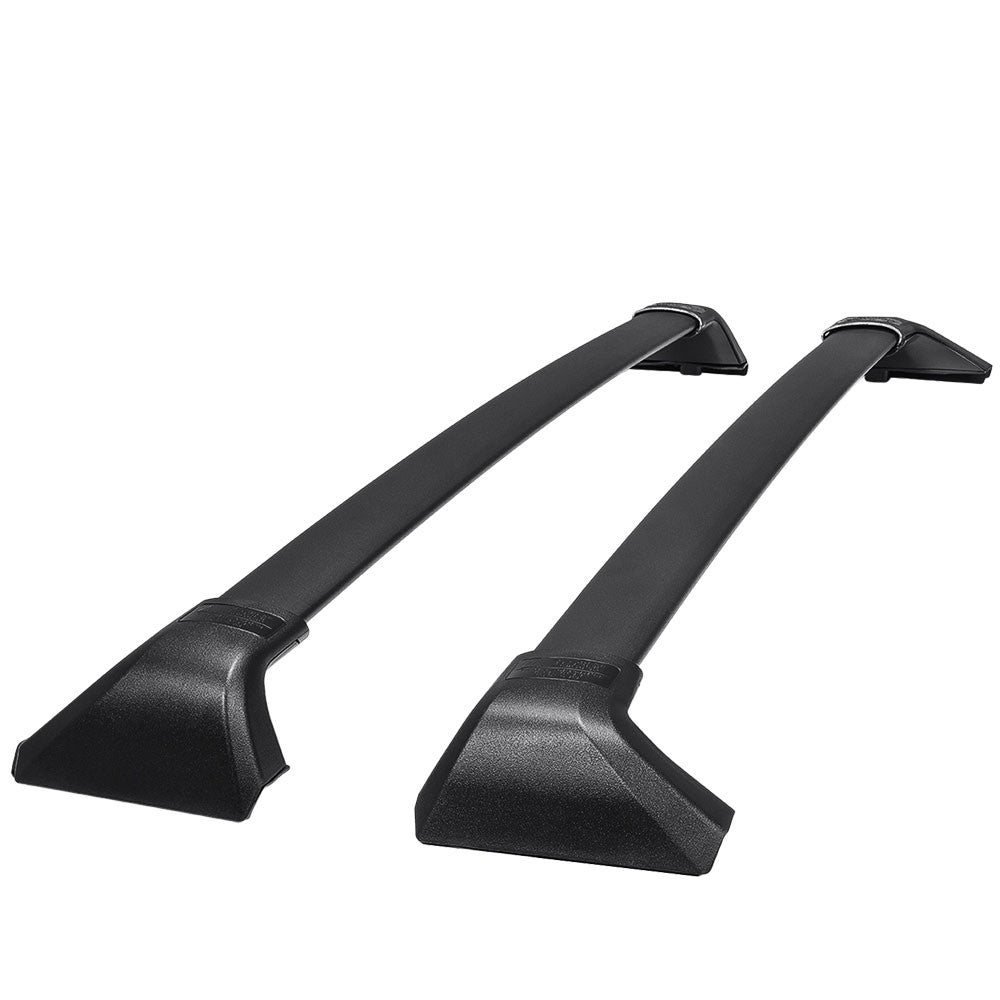2X Aluminum Black Roof Rack Rail Crossbar (OE Style) For 20-24 Highlander (XU70)