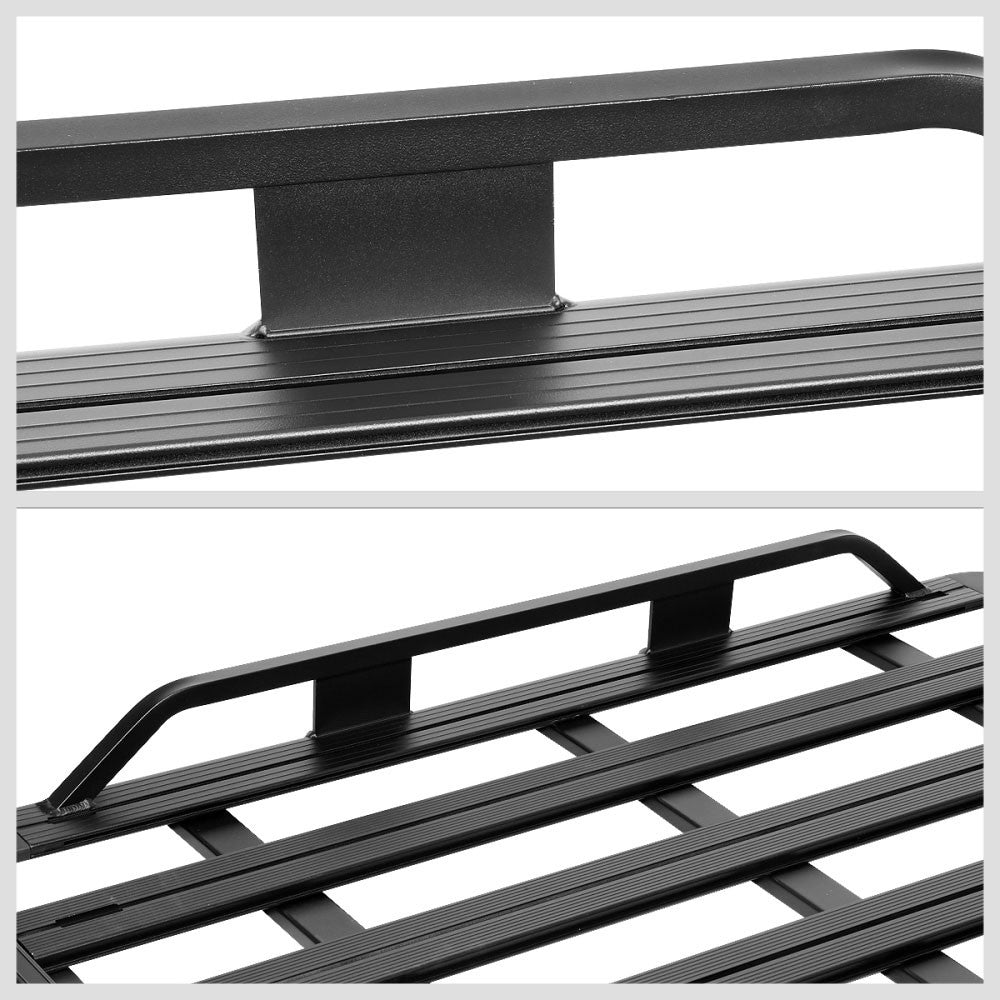 60"x48"x6" Black Universal Roof Top Pallet Board Style Aluminum Cargo Carrier