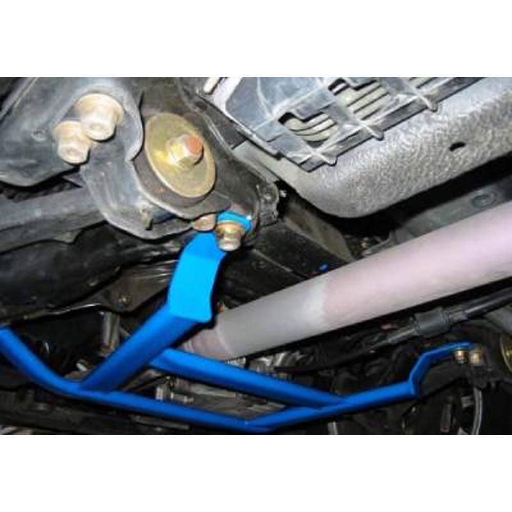 Megan Front Lower Blue Subframe H-Brace Bracket For 94-01 Integra 2DR / 92-00 Civic
