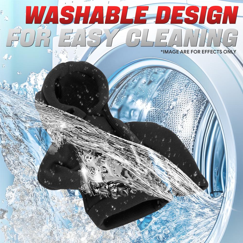 BFC-STKBC-HOOD-BK Universal Black 5.2" X 4.5" Hoodie Style Shift Knob Cover Protector 2.2" DIA