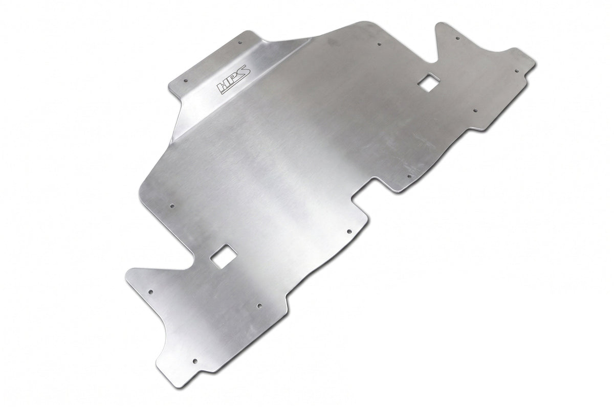 SP-102P HPS Polish Rear Skid Plate Undertray Shield For Tesla 17-23 Model3/20-23 ModelY
