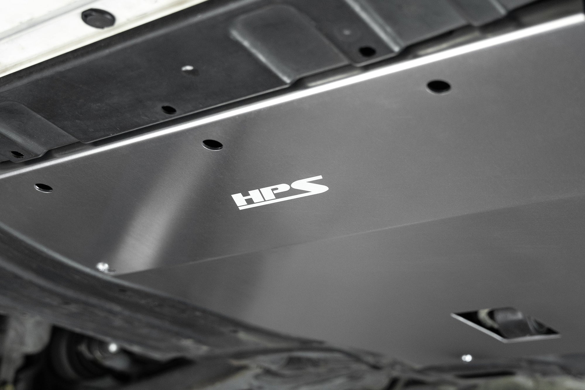 SP-105 HPS Black Front Under Tray Skid Plate 09-13 Honda Fit 1.5L (GE 2nd)