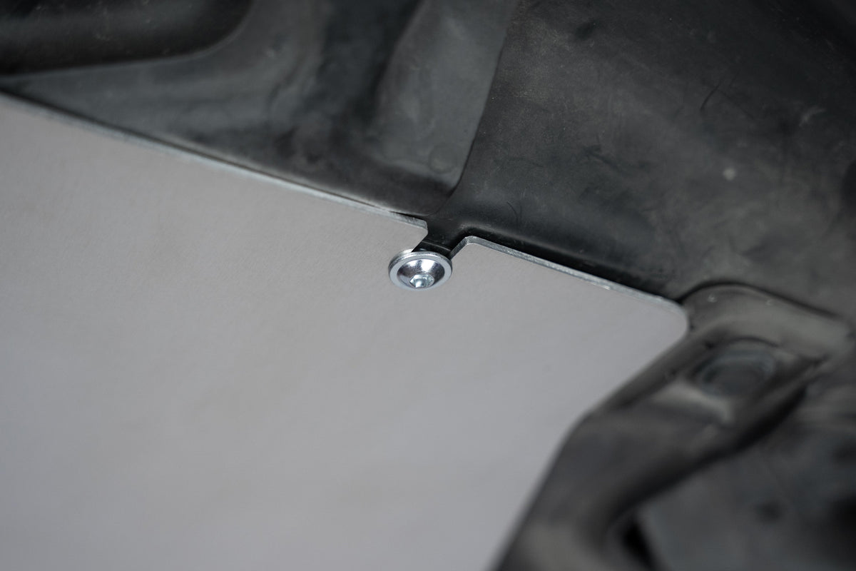 SP-105 HPS Black Front Under Tray Skid Plate 09-13 Honda Fit 1.5L (GE 2nd)