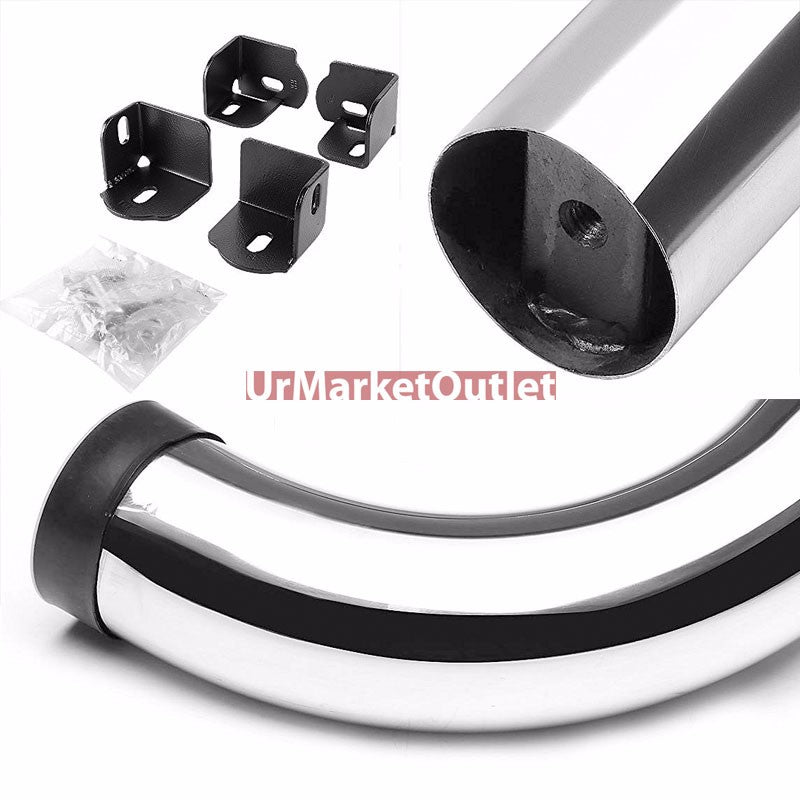 90 Bend End Metal Running Board Nerf Bar For 04-12 Colorado/Canyon Extended Cab