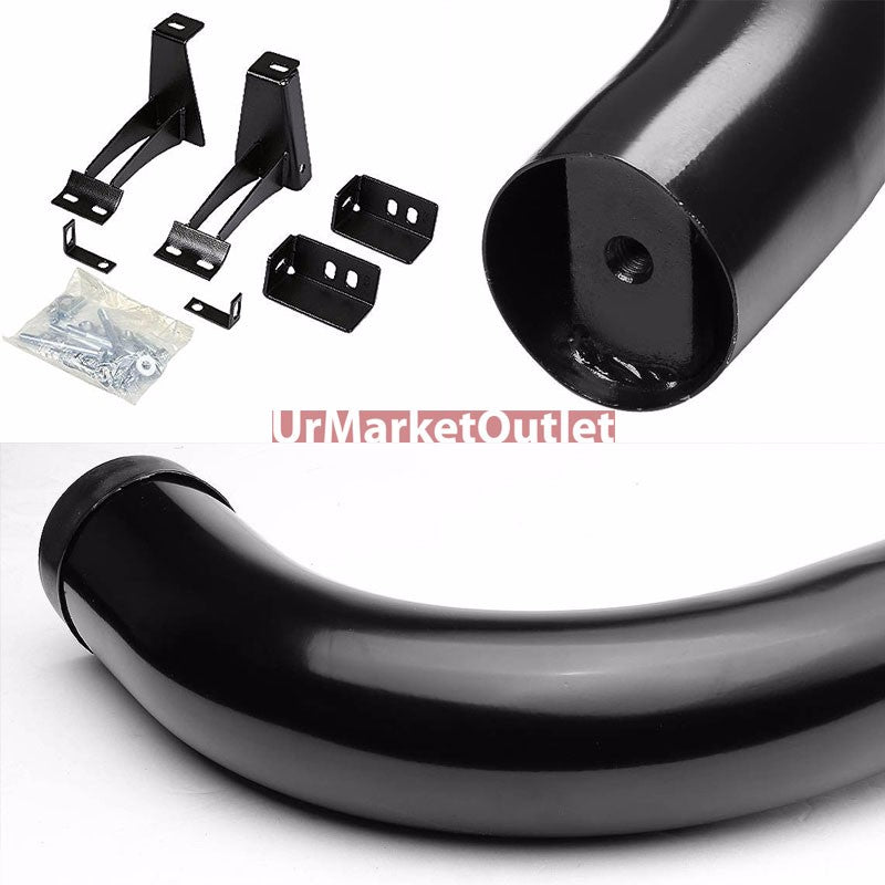 90 Bend End Black Running Board Nerf Bar For 00-14 Tahoe/Yukon GMT800 GMT900