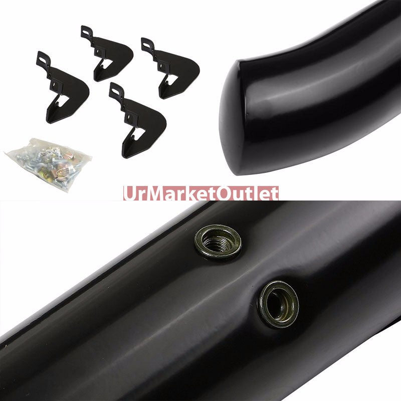 Curved End Black Running Board Nerf Bar For 15+ Colorado/Canyon RG Extended Cab