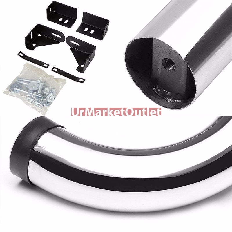 90 Bend End Metal Running Board Nerf Bar For 04-09 Durango/07-09 Aspen
