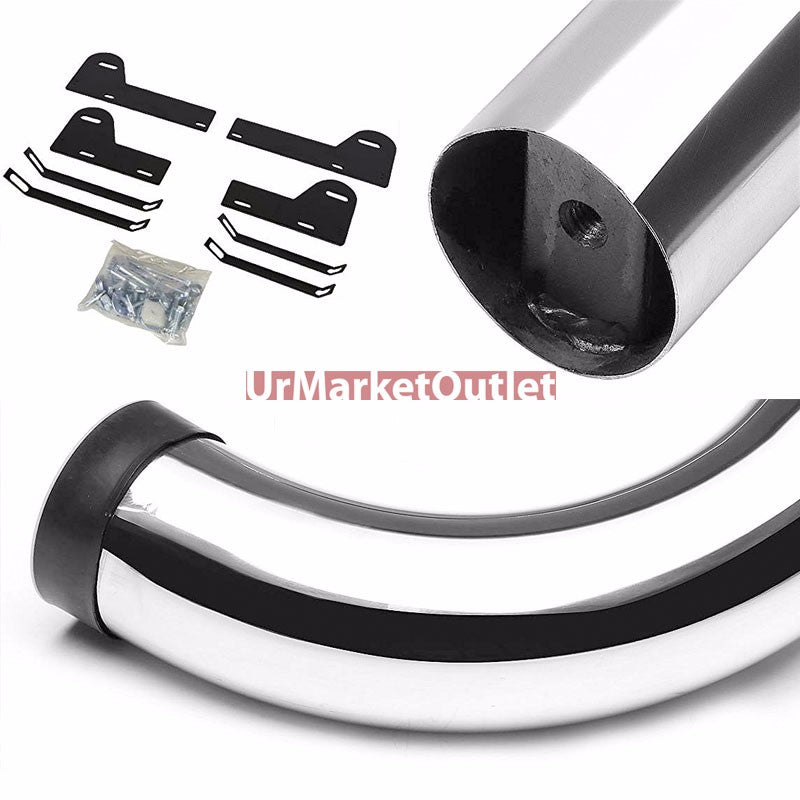 90 Bend End Metal Running Board Nerf Bar For 06-08 1500 Extended Crew Cab (Mega)
